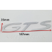 Емблема напис багажника GTS Porsche чорна Емблема напис багажника GTS Porsche чорна