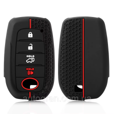 Силіконовий чохол на смарт ключ Toyota Prado Camry Rav4 Highlander Land Cruiser Avensis Auris Corolla 4 кнопки