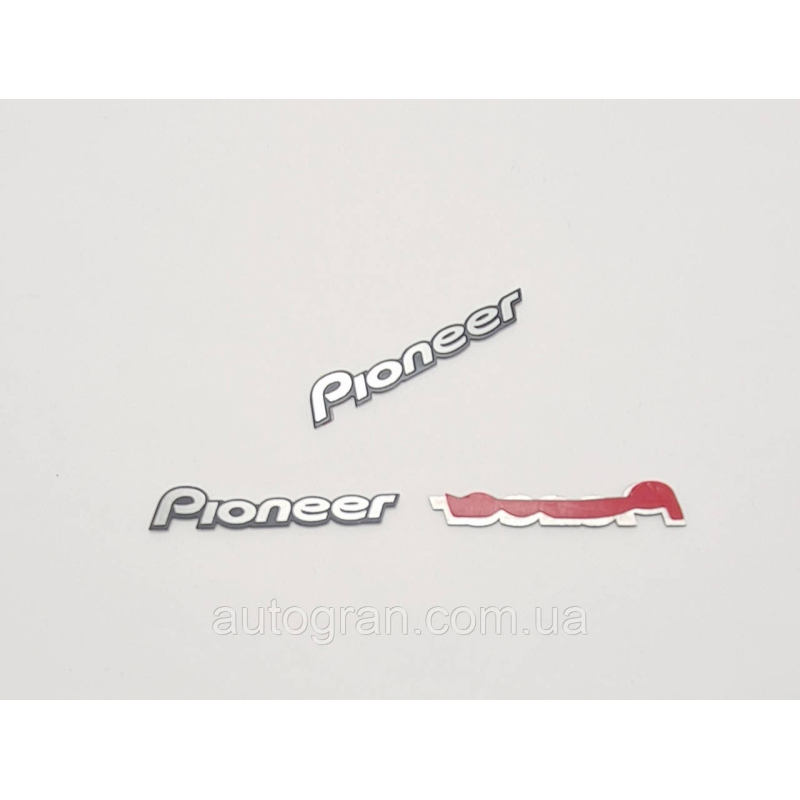 Емблема для декору акустики і салону Pioneer