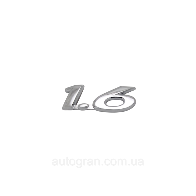 Емблема напис багажника Hyundai Accent 1.6 Емблема напис багажника Hyundai Accent 1.6
