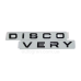 Емблема напис капота Land Rover Discovery чорний глянець