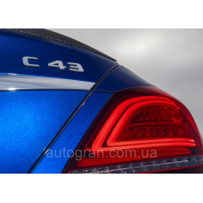 Емблема напис багажника Mercedes W205 C43