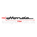 Емблема напис багажника Honda чорна Емблема напис багажника Honda чорна