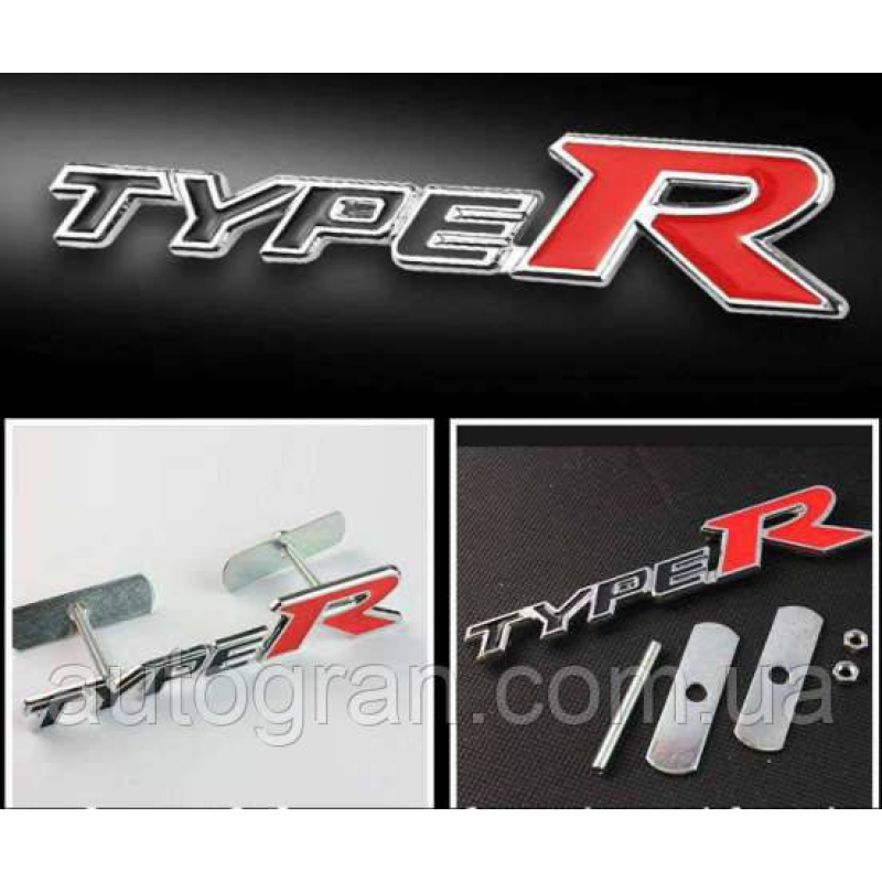 Емблема решітки радіатора Honda TypeR