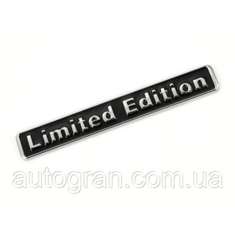 Емблема напис багажника Audi VW Limited Edition 9,5x1,4см Емблема напис багажника Audi VW Limited Edition 9,5x1,4см