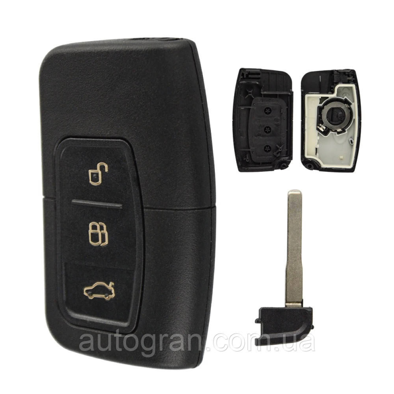Корпус смарт ключа Ford Focus Mondeo Kuga старий тип Корпус смарт ключа Ford Focus Mondeo Kuga старий тип