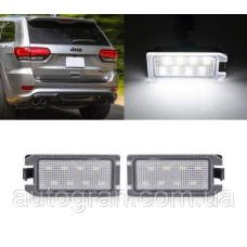 Діодна підсвітка номера Jeep Grand Cherokee 14-20 Compass Patriot 14-17