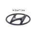 Емблема решітки радіатора Hyundai 14,5см*7,2см чорна Емблема решітки радіатора Hyundai 14,5см*7,2см чорна