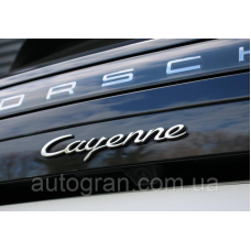 Емблема напис багажника Porsche Cayenne