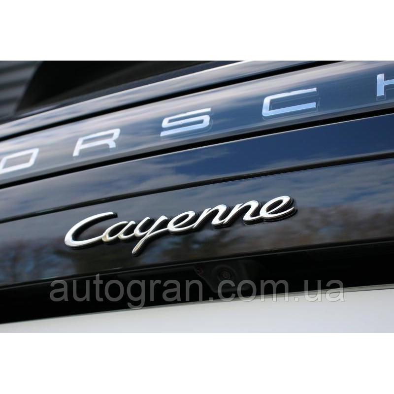 Емблема напис багажника Porsche Cayenne Емблема напис багажника Porsche Cayenne