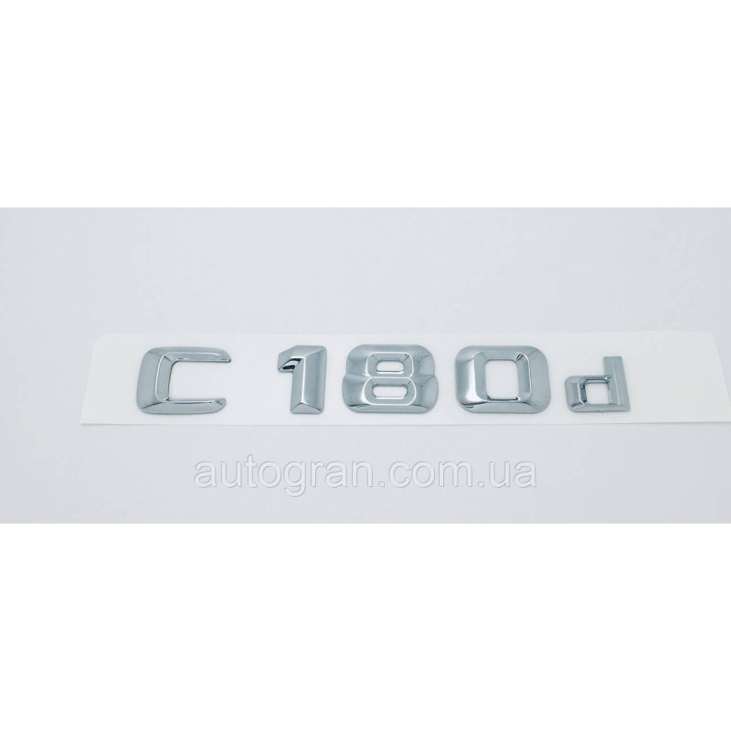 Емблема напис багажника Mercedes C180d Емблема напис багажника Mercedes C180d