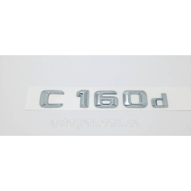 Емблема напис багажника Mercedes C160d