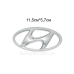 Емблема решітки радіатора Hyundai 11,5см*5,7см Емблема решітки радіатора Hyundai 11,5см*5,7см