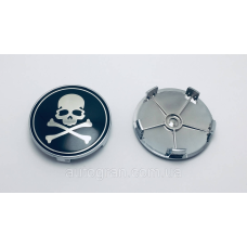 Заглушки ковпачки литих дисків Skull Череп 68мм