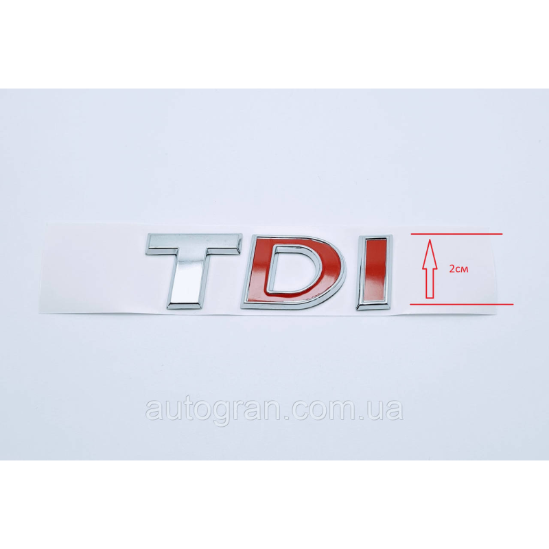 Емблема напис багажника VW TDI для Jetta 2011 - тип2