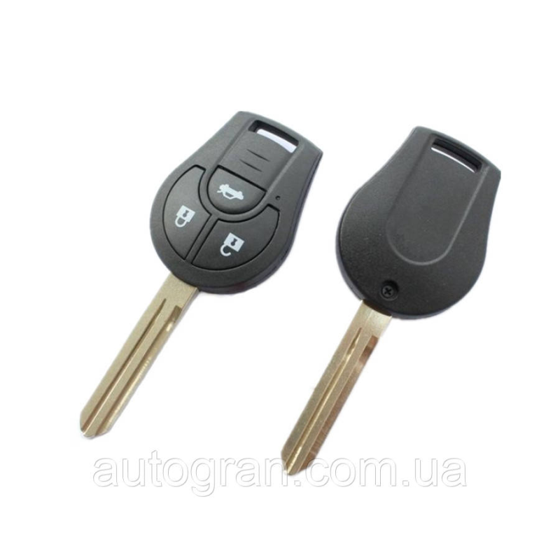 Корпус ключа Nissan Juke Qashqai X-trail 3 кнопки