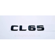 Емблема напис багажника Mercedes CL65  чорна