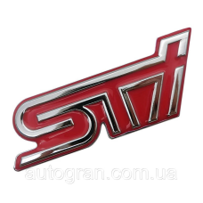 Емблема кузова Subaru STI