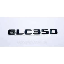 Емблема напис багажника Mercedes GLC350 чорна