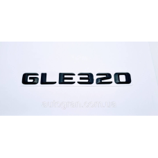 Емблема напис багажника Mercedes GLЕ320 чорна