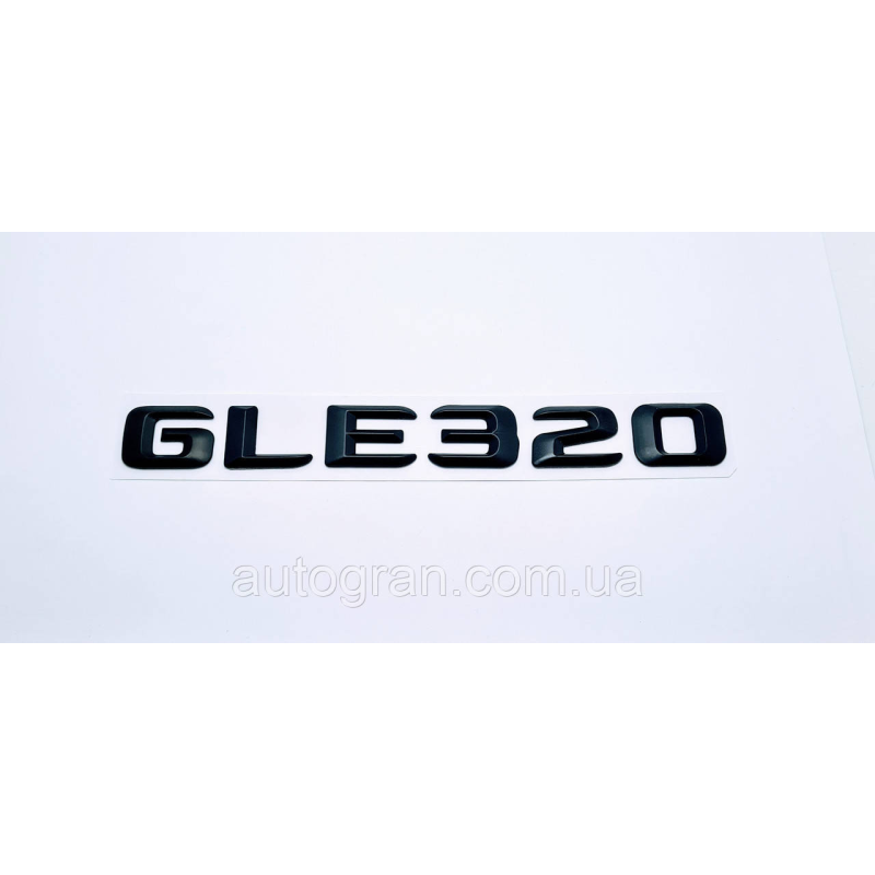Емблема напис багажника Mercedes GLЕ320 чорна