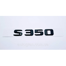 Эмблема надпись багажника Mercedes S320 черная
