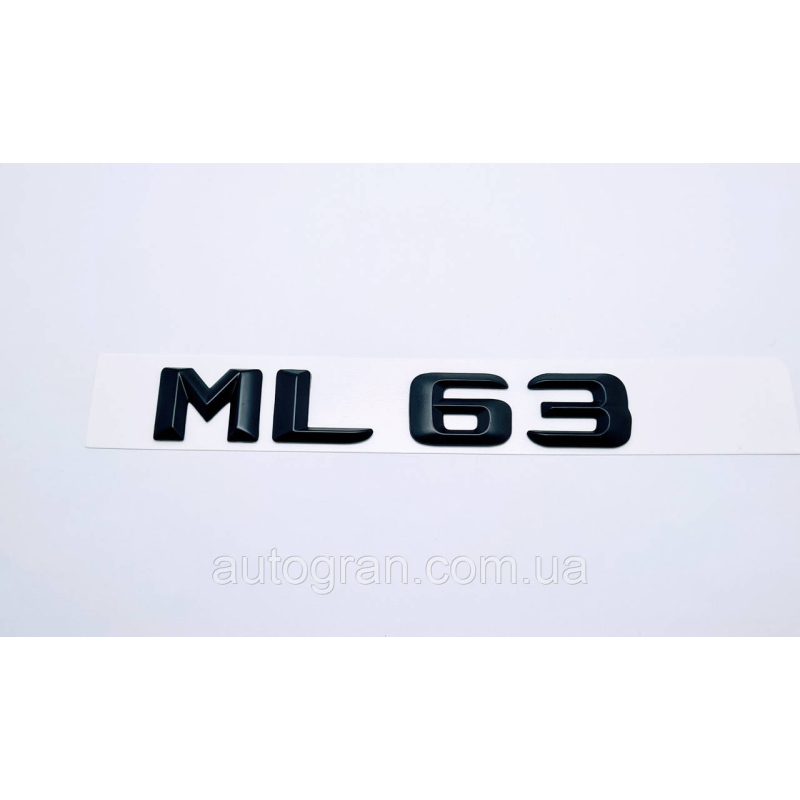 Эмблема надпись багажника Mercedes ML55 черная