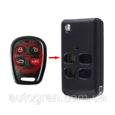 Ключ выкидной для Hyundai Tucson Accent Santa Fe Elantra Getz Sonata 3 кнопки