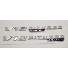 Емблеми на крила Mercedes V12 Biturbo 4Matic+