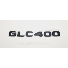 Емблема напис багажника Mercedes GLС400 чорна