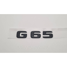 Емблема напис багажника Mercedes G65