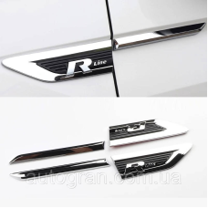 Емблеми на крила VW Volkswagen Tiguan 2016-  Rline R-line