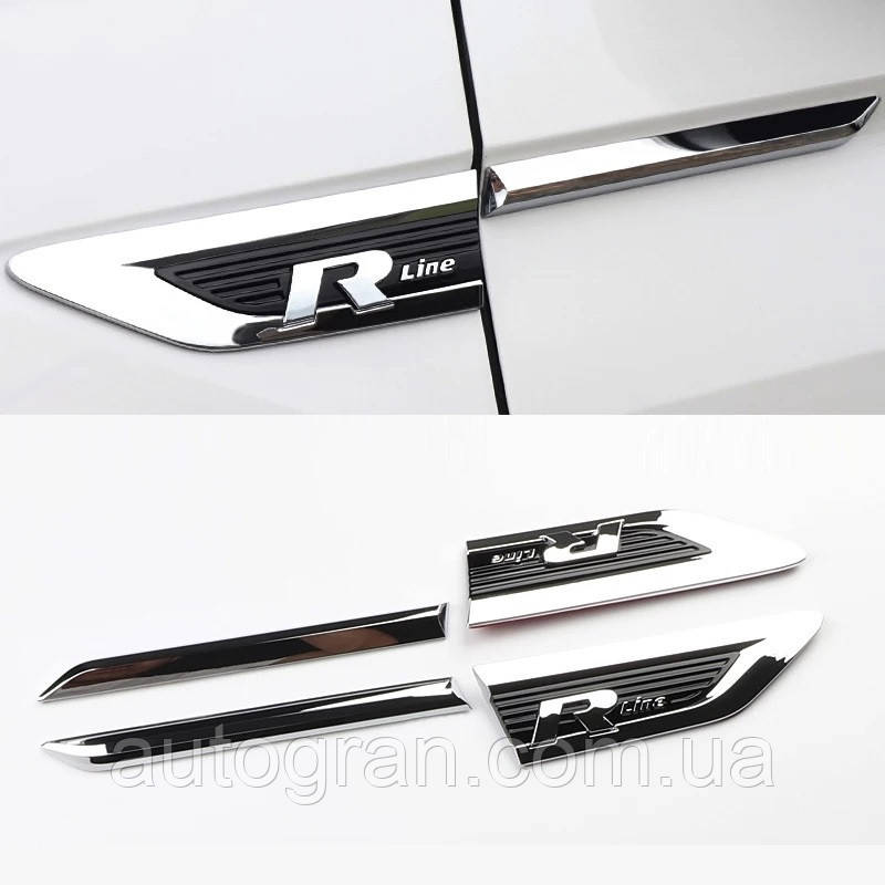Емблеми на крила VW Volkswagen Tiguan 2016-  Rline R-line
