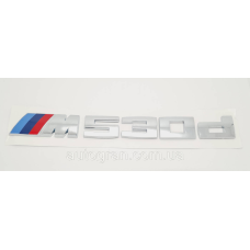 Емблема напис багажника BMW M530d