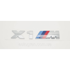 Емблема напис багажника BMW X1M