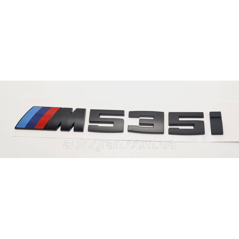 Емблема напис багажника BMW M535i чорна Емблема напис багажника BMW M535i чорна