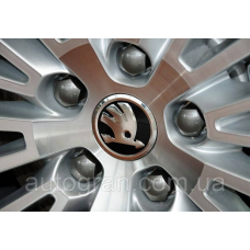 Заглушки ковпачки литих дисків Skoda новий тип