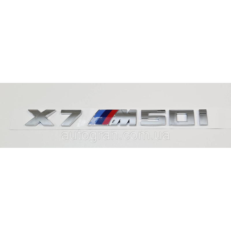 Емблема напис багажника BMW X7M50i