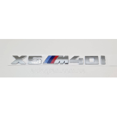 Емблема напис багажника BMW X5M40i
