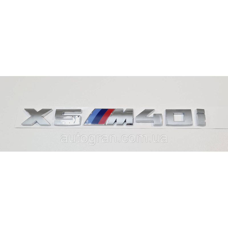 Емблема напис багажника BMW X5M40i