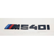 Емблема напис багажника BMW M540i чорна матова