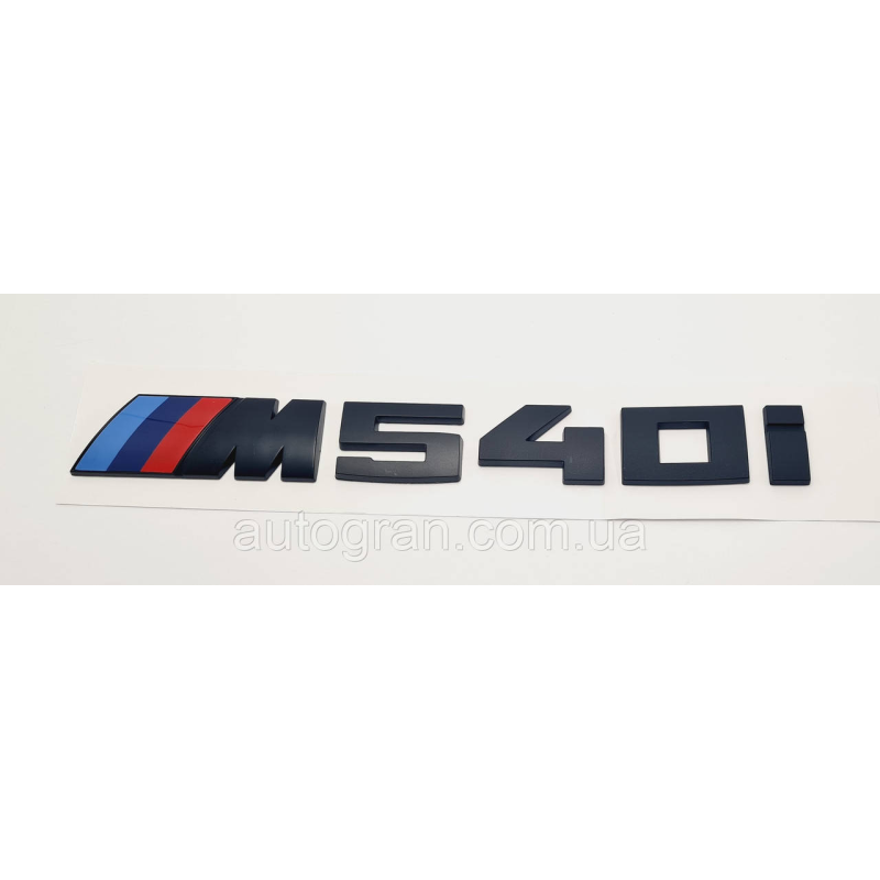 Емблема напис багажника BMW M540i чорна матова Емблема напис багажника BMW M540i чорна матова