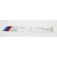 Емблема напис багажника BMW M740d
