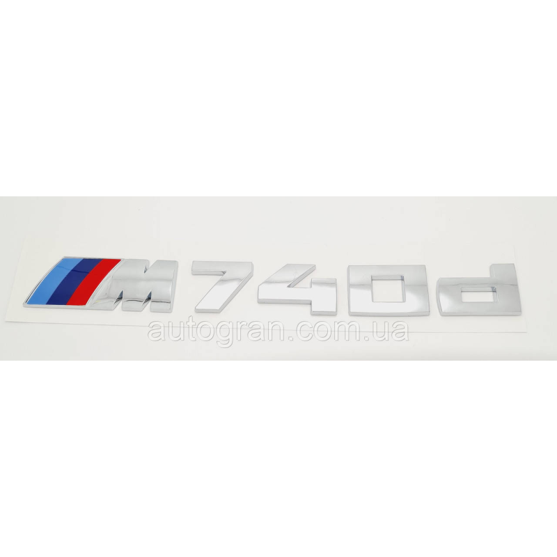 Емблема напис багажника BMW M740d