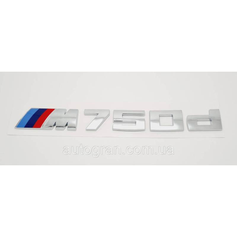 Емблема напис багажника BMW M750d Емблема напис багажника BMW M750d