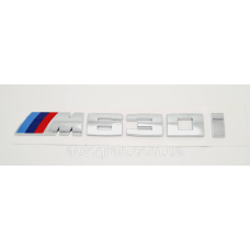 Емблема напис багажника BMW M630i