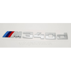 Емблема напис багажника BMW M340d