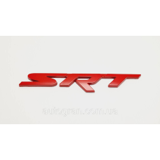 Емблема кузова Dodge Jeep Chrysler SRT червона