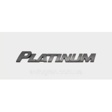 Емблема напис багажника Toyota Platinum чорний