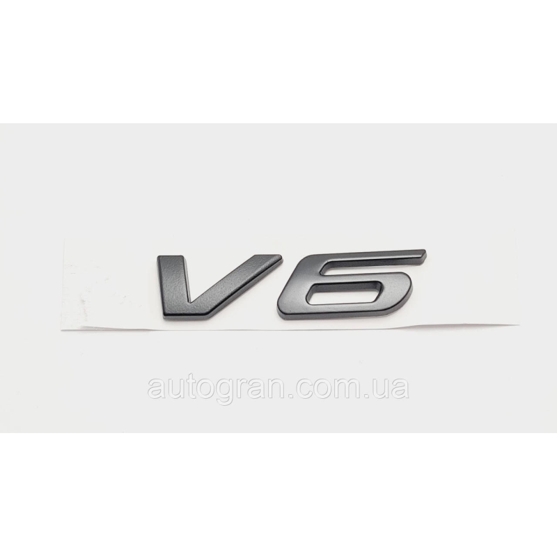 Емблема напис Ford V6 Edge Escape чорна